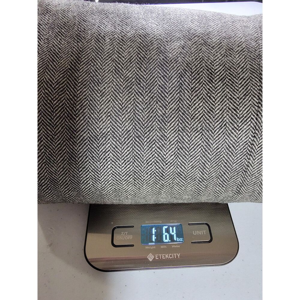 Lauren Ralph Lauren 100% Lambs Wool Grey Herringbone Blazer Suit Jacket - 38R - Picture 9 of 9